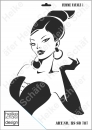 Schablone-Stencil A3 167-0787 Feme Fatale